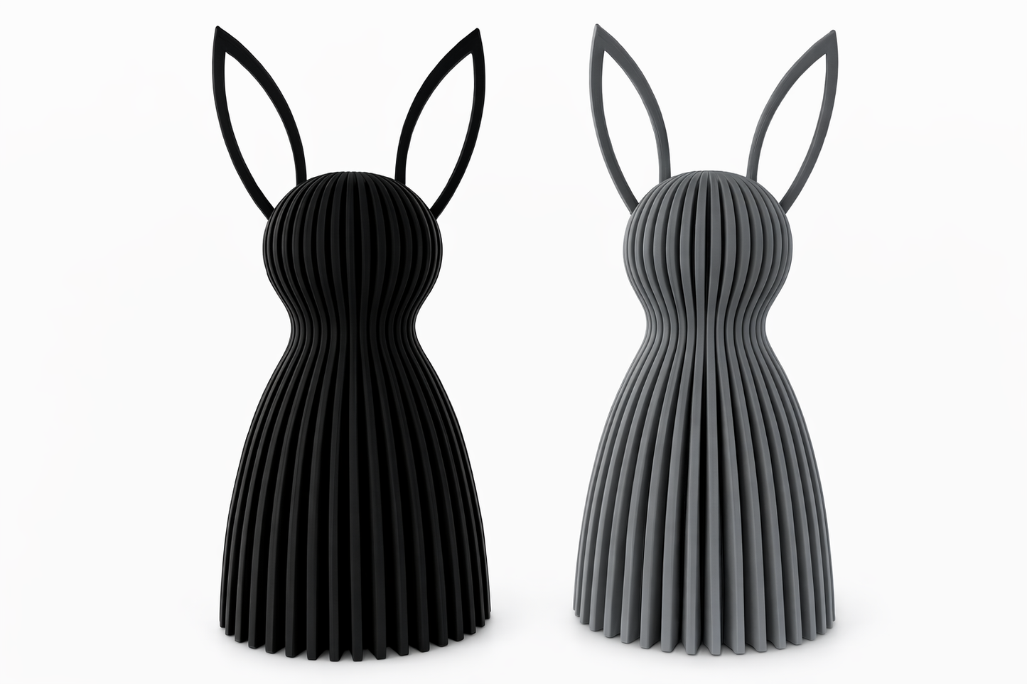 Figurine décorative Lapin de Pâques LUMI (Lot de 2)