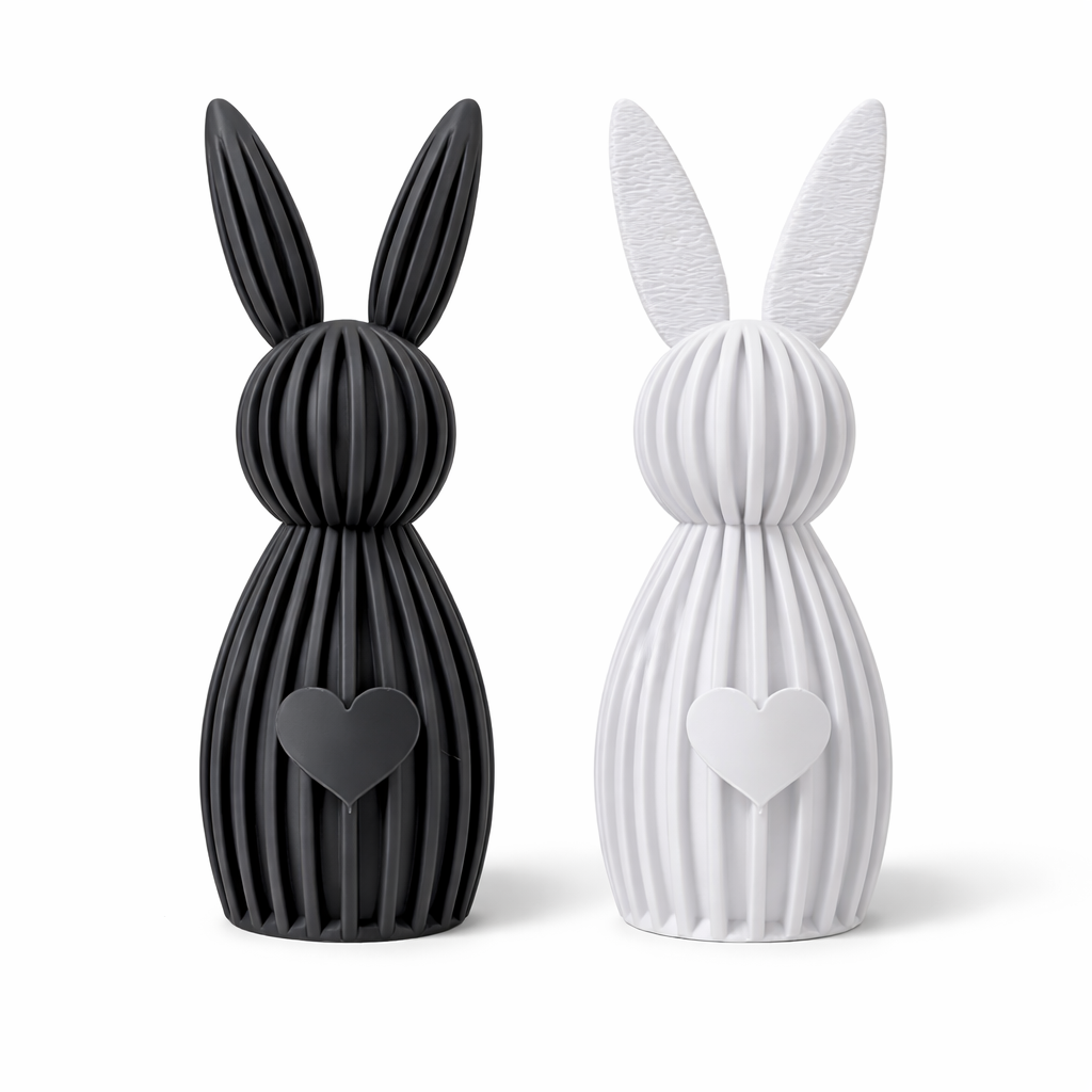 Figurine décorative de lapin de Pâques NORI (lot de 2)