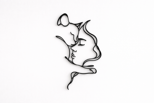 Wanddekoration Seelenverbindung