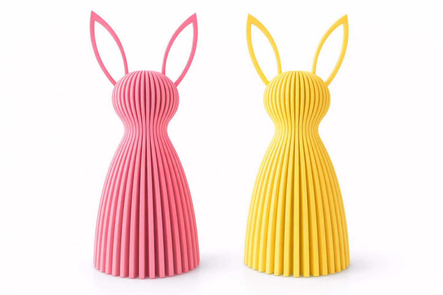 Figurine décorative Lapin de Pâques LUMI (Lot de 2)