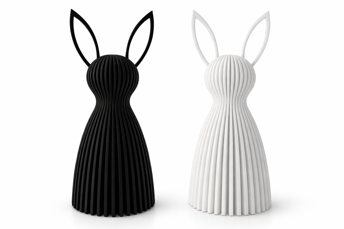 Figurine décorative Lapin de Pâques LUMI (Lot de 2)