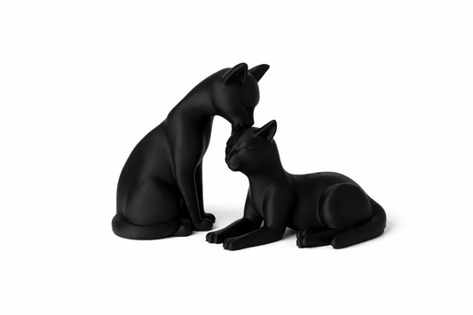 Figurine décorative FELIA Couple de chats
