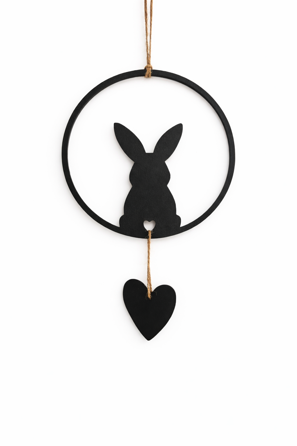 Décoration de Pâques en forme de cœur