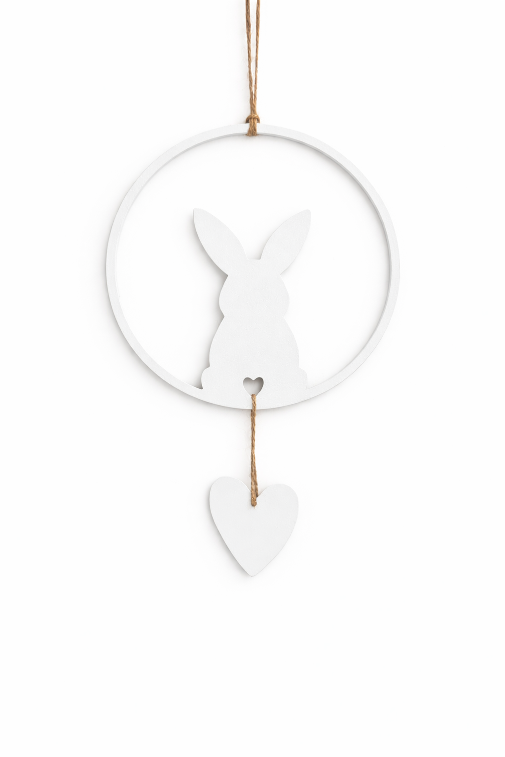 Décoration de Pâques en forme de cœur