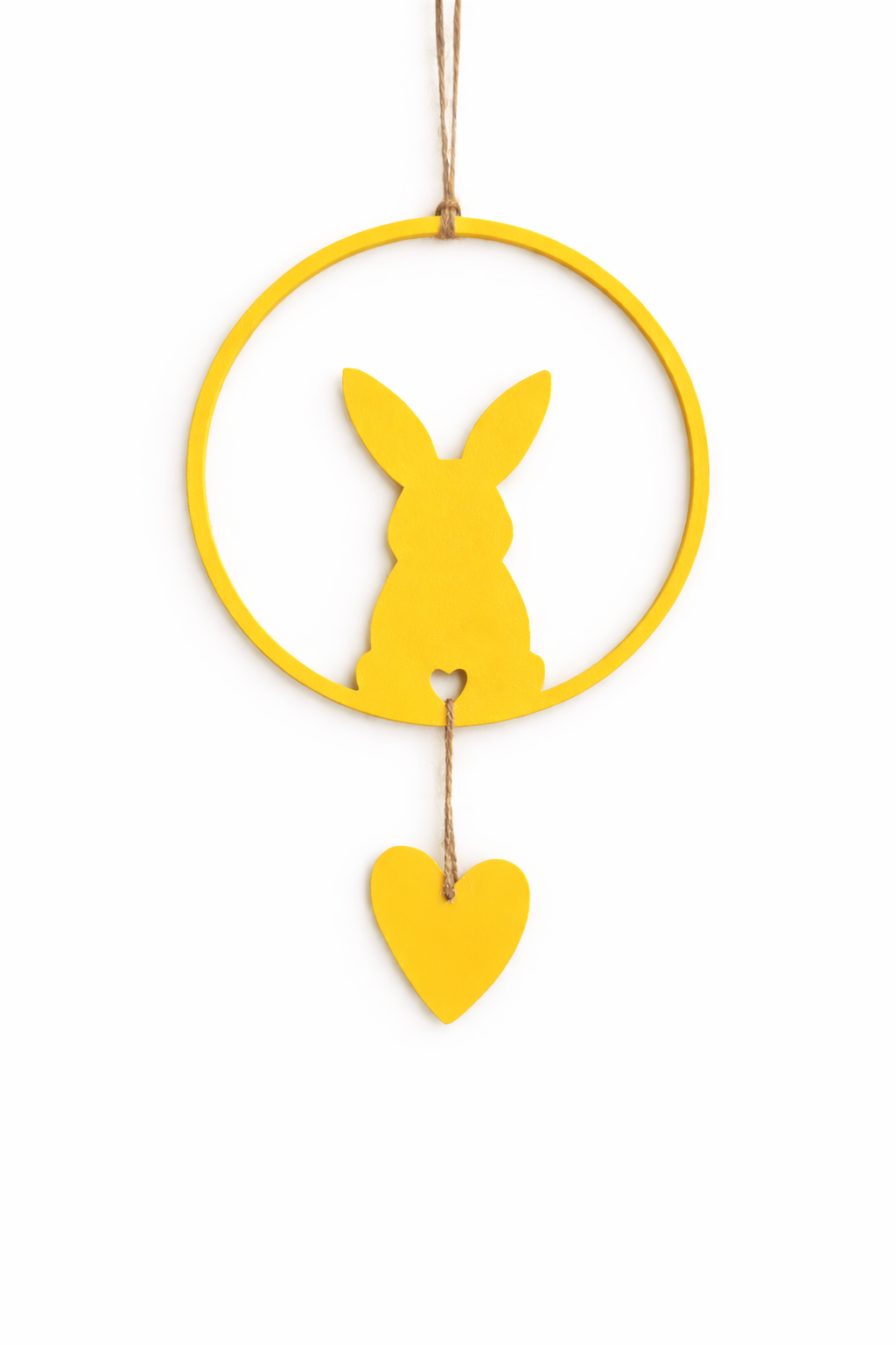 Décoration de Pâques en forme de cœur