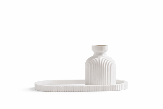 Nova Vase und Tablett