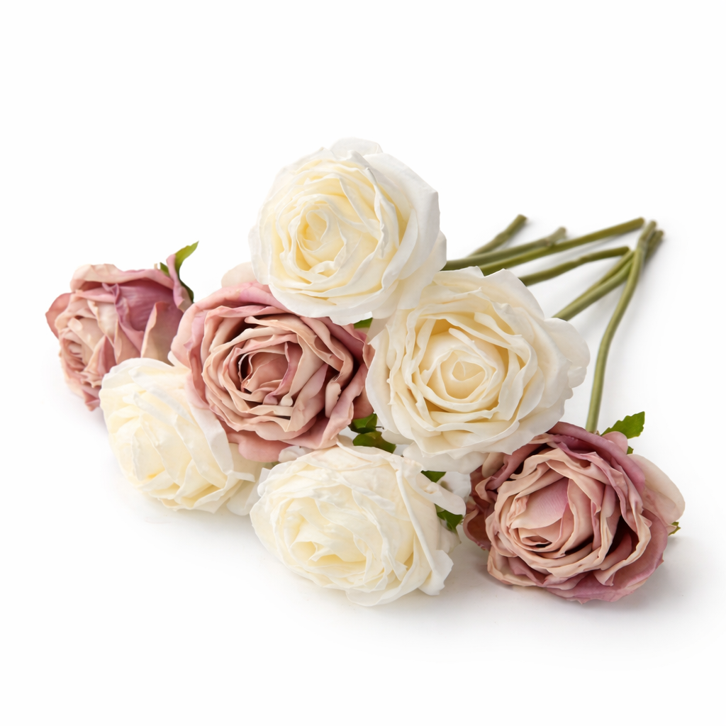 Roses décoratives (lot de 2)