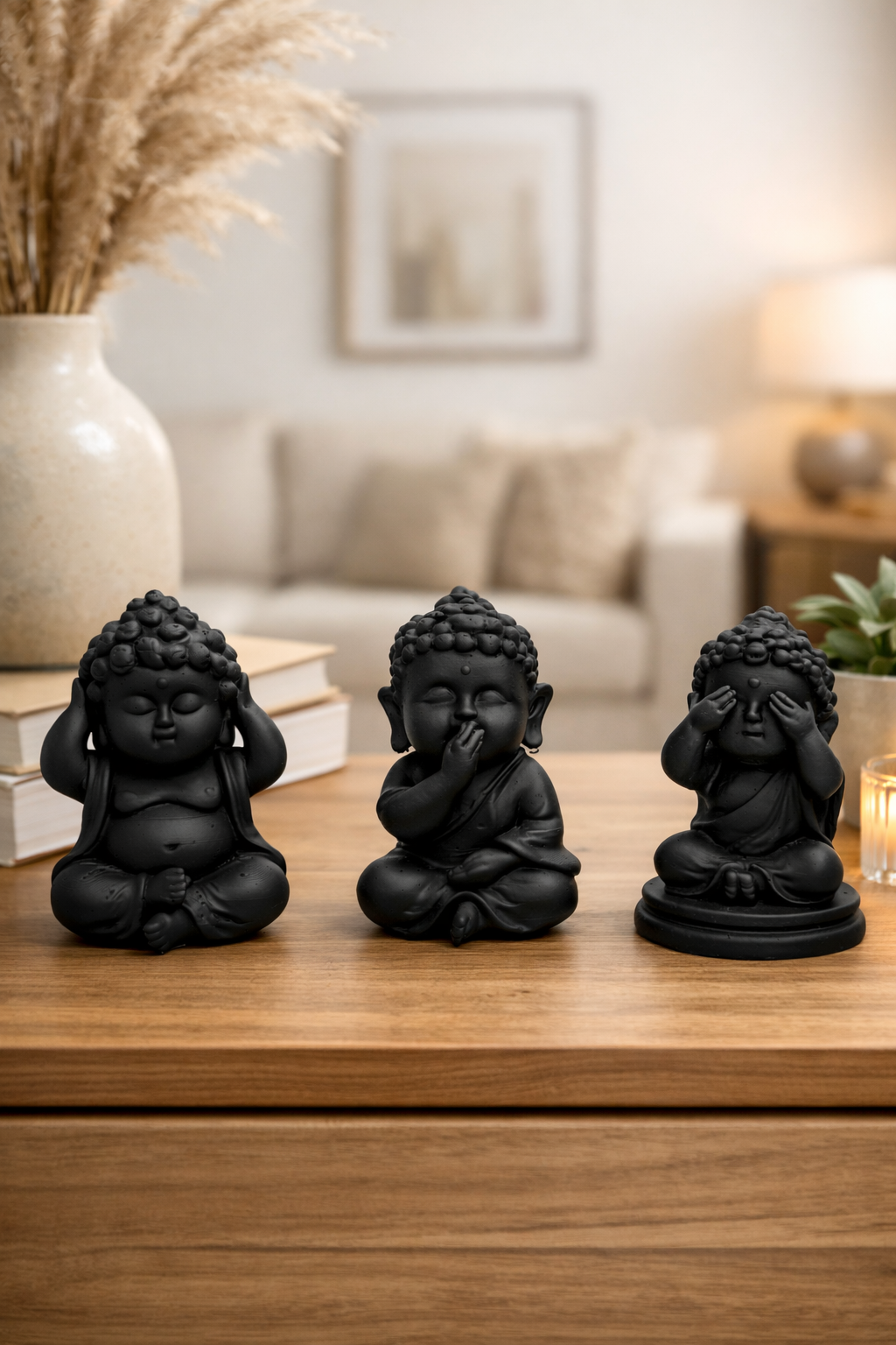 ZENI Buddha Figuren (3er Set)