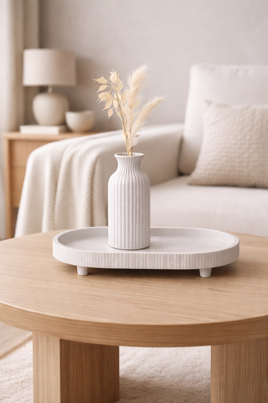 Liora Dekotablett mit Vase