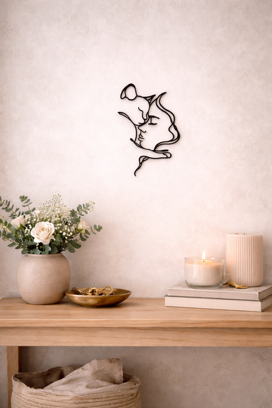 Wanddekoration Seelenverbindung